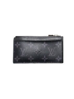 Louis Vuitton Taigarama Coin Card Holder Leather Wallet